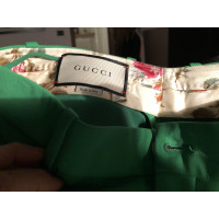 Gucci Broeken Viscose in Groen