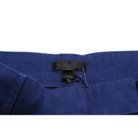 J. Crew Trousers Cotton in Blue