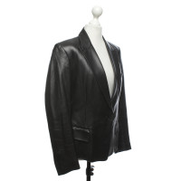 Donna Karan Blazer Leather in Black