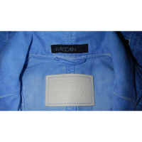 Marc Cain Jacket/Coat Cotton in Blue