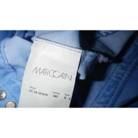Marc Cain Veste/Manteau en Coton en Bleu