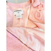 Chanel Jas/Mantel Katoen in Roze