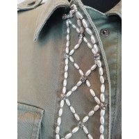 Liu Jo Jacke/Mantel aus Jeansstoff in Khaki