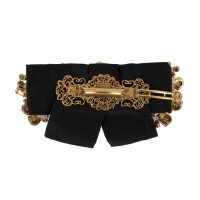 Dolce & Gabbana Haarschmuck aus Perlen in Schwarz