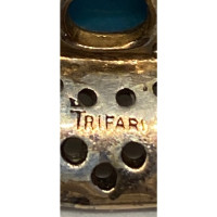 Trifari Vintage Broche en Doré