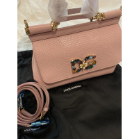 Dolce & Gabbana Sicily Bag in Pelle in Rosa