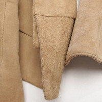 Sandro Jacket/Coat Leather in Beige