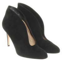 Gianvito Rossi Décolleté/Spuntate in Pelle scamosciata in Nero