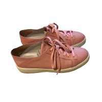 Santoni Chaussures à lacets en Cuir en Rose/pink