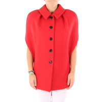 Louis Vuitton Giacca/Cappotto in Lana in Rosso