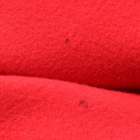 Louis Vuitton Jacke/Mantel aus Wolle in Rot