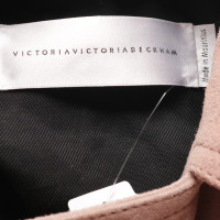Victoria Beckham Jas/Mantel Leer in Roze