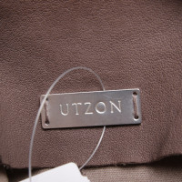 Utzon Jacket/Coat Leather in Taupe