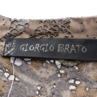 Giorgio Brato Blazer Leather in Beige