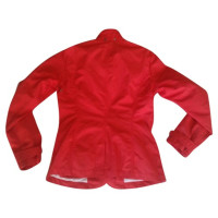 Woolrich Jacke/Mantel aus Baumwolle in Rot