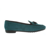 Tod's Slippers/Ballerinas Leather in Petrol