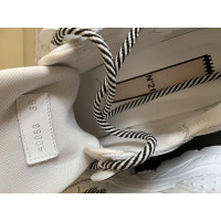 N°21 Sneaker in Pelle in Bianco