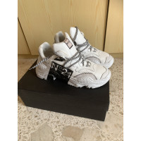 N°21 Sneaker in Pelle in Bianco
