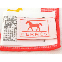 Hermès Schal/Tuch aus Baumwolle in Rot