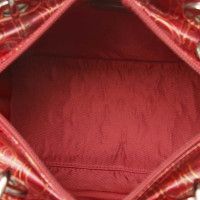 Christian Dior Lady Dior aus Lackleder in Rot