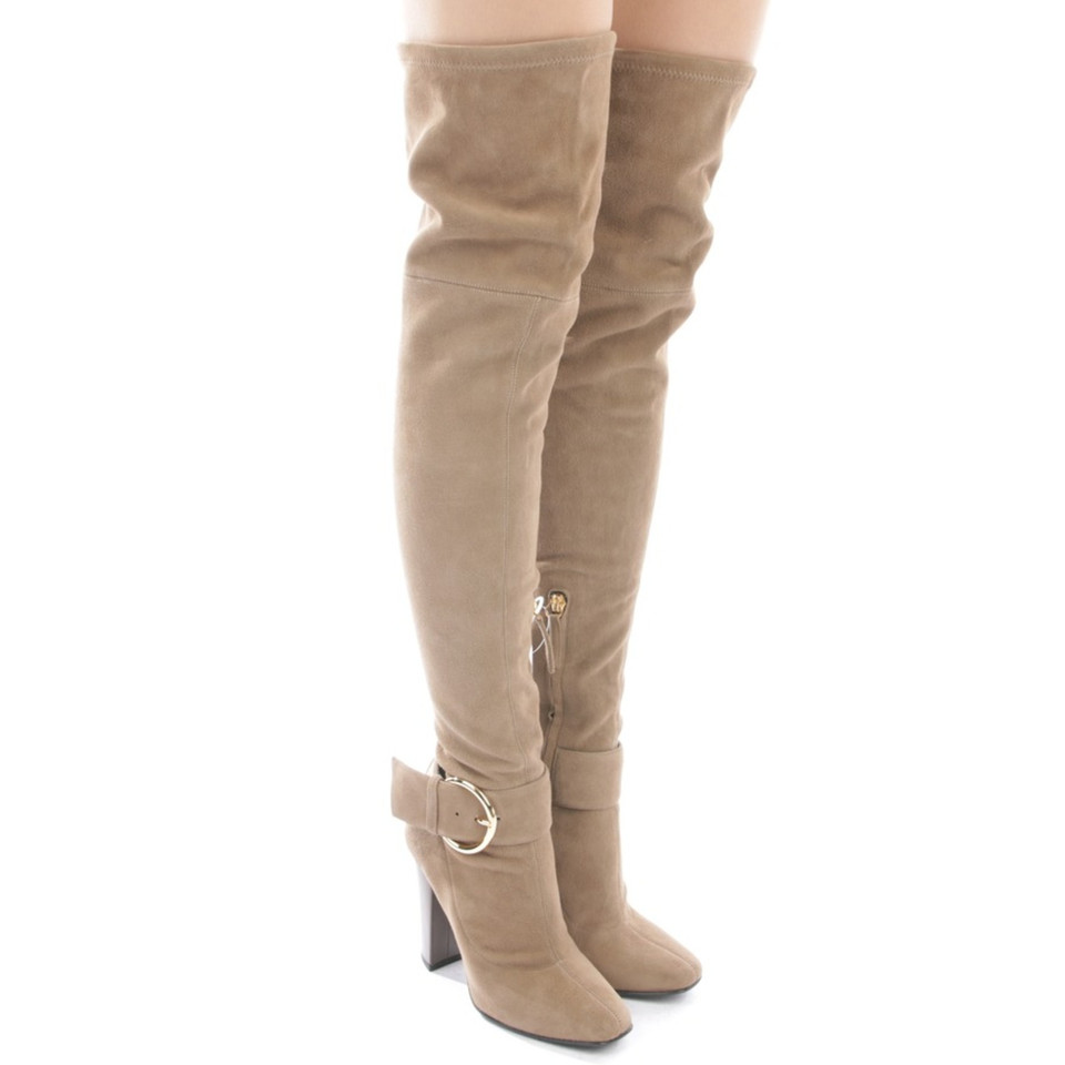 Giuseppe Zanotti Stiefel aus Leder in Beige