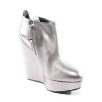 Pierre Balmain Ankle boots Leather in Silvery