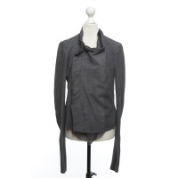 Rick Owens Jacket/Coat Leather in Grey