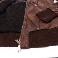 Giorgio Brato Jacket/Coat Leather in Brown