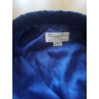 Christian Dior Giacca/Cappotto in Lana in Blu