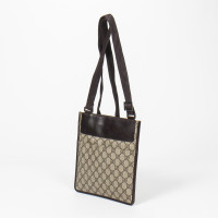 Gucci Schoudertas Canvas in Bruin