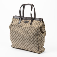 Gucci Schoudertas Canvas in Beige