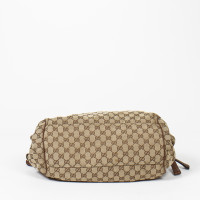 Gucci Schoudertas Canvas in Beige