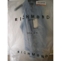 John Richmond Kleid aus Baumwolle in Blau