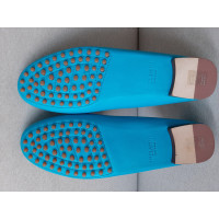 Ralph Lauren Pumps/Peeptoes Leather in Turquoise