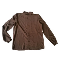 Les Copains Top Silk in Brown