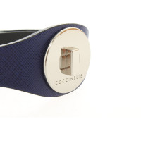 Coccinelle Armreif/Armband aus Leder in Blau