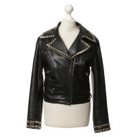 Moschino Cheap And Chic Leather jacket with studs