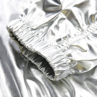 Isabel Marant Jacke/Mantel aus Seide in Silbern