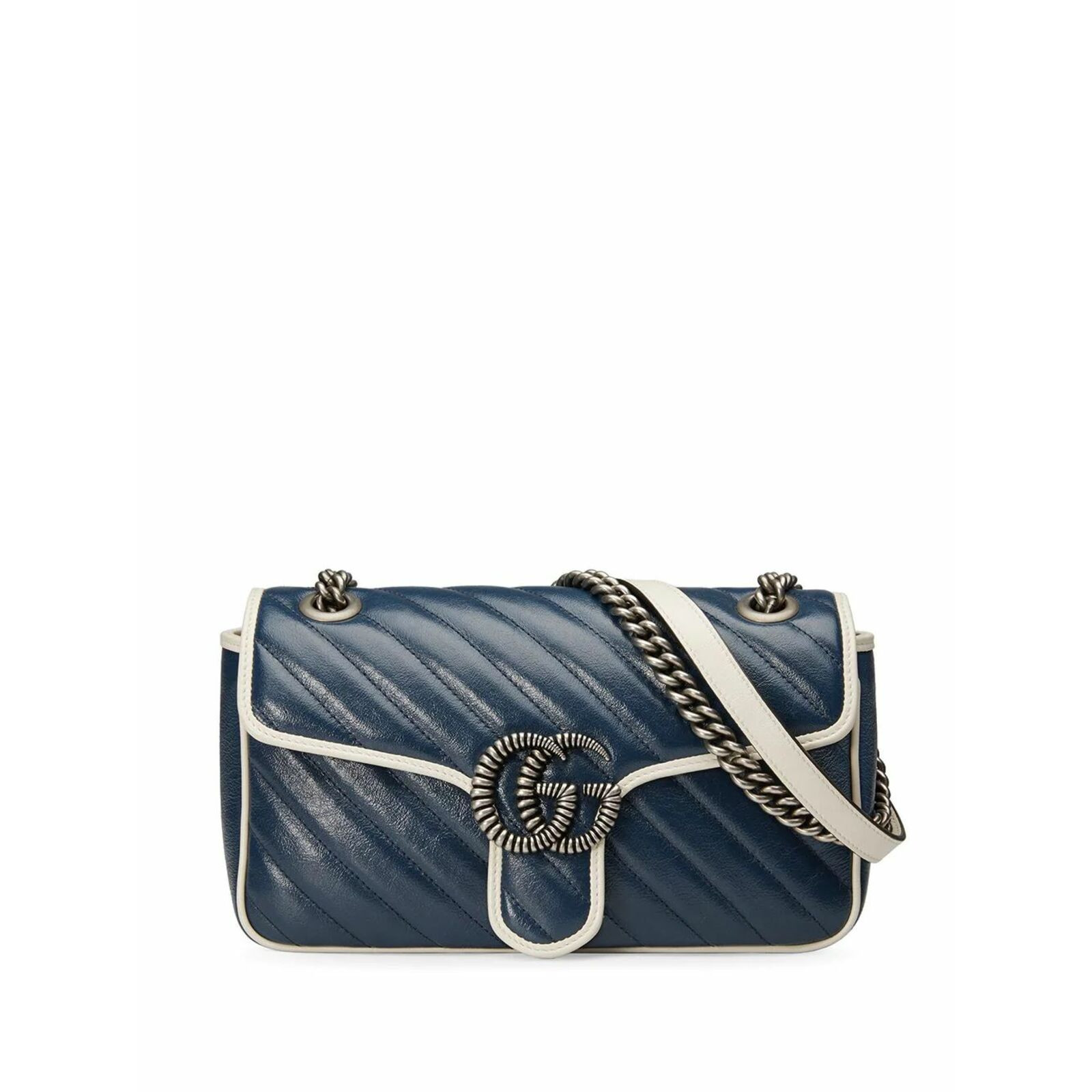 Gucci Marmont Bag Leather in Blue - Second Hand Gucci Marmont Bag Leather  in Blue buy used for 2074€ (4349114)