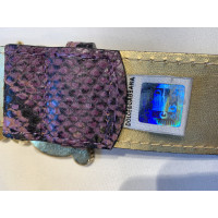 D&G Gürtel aus Leder in Violett