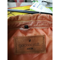 Goosecraft Jacke/Mantel aus Leder in Braun