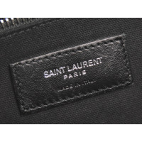 Saint Laurent Reistas Leer in Zwart