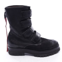 A.S.98 Stiefeletten aus Leder in Schwarz