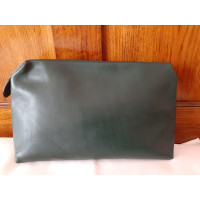 Emanuel Ungaro Clutch Bag Leather in Olive