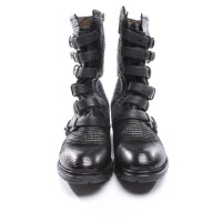 A.S.98 Stiefel aus Leder in Schwarz