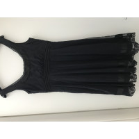 John Galliano Kleid aus Baumwolle in Schwarz