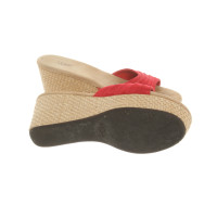 Ugg Australia Sandalen aus Leder in Rot