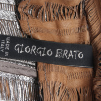 Giorgio Brato Veste/Manteau en Cuir en Marron