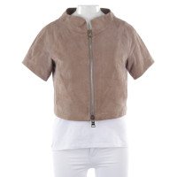 Herno Jacket/Coat Leather in Taupe