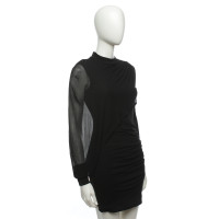 Balmain Kleid aus Viskose in Schwarz